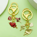 Heart Charm Keychains in 43 Pictured Variations for Bags and Keys view 3