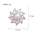 Flower Sculpted Metal Brooch Pin for Jackets and Lapels view 2