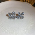 Blue and Silver Crystal Stud and Drop Earring Collection view 12