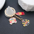 Fire Truck Extinguisher Uniform and Helmet Keychains view 4
