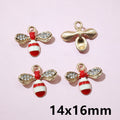 Colorful Enamel Bee Charms in Nine Pictured Styles view 10