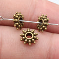 Sunburst Edge Small Ring Spacer Beads in Three Finishes view 5