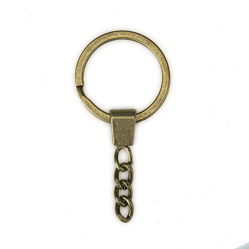 30mm Chain Key Ring Keychain DIY Accessory