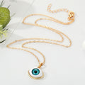 Gold and Silver Tone Realistic Eyeball Pendant Necklaces view 2