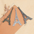Large Eiffel Tower Metal Pendants in Three Vintage Finishes view 3