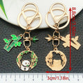 Bamboo Panda Enamel Keychains with Dual Clasps, 9 Designs view 10