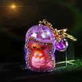 Jelly and Solid Mermaid Figure Keychains in Nine Color Options view 7