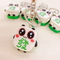 Mahjong Tile Character Keychains with Gold or Silver Tone Clasps view 3