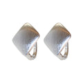 Folded Geometric Huggie Earrings For Women Jewelry view 5