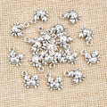 Small Crab Charms in Antique Bronze and Silver for Jewelry Making view 3