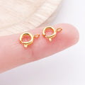 Metallic Spring Clasp Jewelry Findings with 14 Listed Options view 7