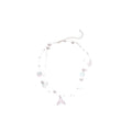 Mermaid Tail Shell Pearl Double Strand Invisible Wire Necklace view 5