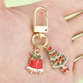 Christmas Charm Keychains Featuring Santa Across 45 Pictured Variations view 4