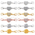 Metallic Heart Metal Charms with 7 Listed Options for DIY Jewelry Making view 6