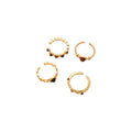 Gold Open Tiger Eye Stone Rings 3 Styles Adjustable view 5
