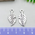 Antique Silver Leaf Metal Charms with 10 Listed Options view 6