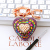 Multicolor Jeweled-Heart