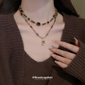 Gold Brown Tiger Eye Bead Necklace Pendant and Strand Styles view 3