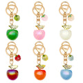 Apple Charm Keychains Featuring Pink Apple Across 52 Pictured Variations view 5