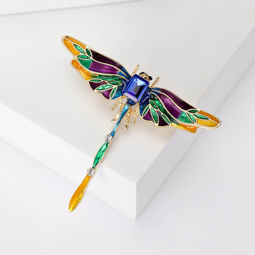 Angled close view showing the brooch surface details