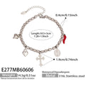 Ocean Charm and Cross Charm Bracelets in Two Metal Tones view 8