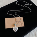 Silver Tone Star and Heart Stone Pendant Long Necklaces view 9