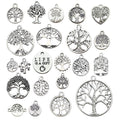 Antique Silver Tree of Life Metal Beads with 23 Listed Options view 5