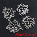 Antique Silver Multi Loop Chandelier Earring Connectors view 10