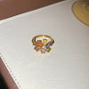 Gold Multicolor Ring