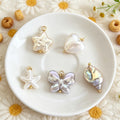 Ten Gold Tone Ocean Heart Butterfly Pendants And Bikini Clasps view 4
