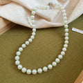 Green Bead Pearl and Shell Flower Necklaces Three Styles view 8