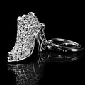 Openwork High Heel Keychains in Gold and Silver Tone Finishes view 3