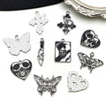 Metallic Butterfly and Cross Metal Charms with 11 Listed Options view 2