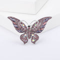 Large Crystal Butterfly Brooch in Six Colorways Clothing Pin view 11
