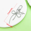 Butterfly Charm Keychains in 8 Pictured Variations for Bags and Keys view 3