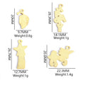 Enamel-Look Star Alloy Charms in 4 Styles for Jewelry Crafts view 2