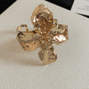 Gold Orchid Cuff