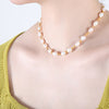 Gold Pearl Necklace