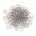 Twisted Stainless Steel Jump Rings in Seven Pictured Sizes view 2