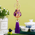 Double Fish Fortune Bag Tassel Keychains in Four Colors plus Assorted Option view 5