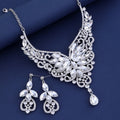 Black Silver Tone Lock Crystal Four Designs Metal Necklace 4 Pictured Designs view 3