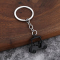 3D Golf Cart Zinc Alloy Keychain Outdoor Event Gift
