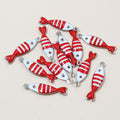 Striped Enamel Fish Charms in Assorted Bright Colors view 3