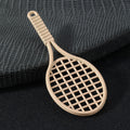 Painted Metal Tennis Racket Charm Pendants Hollow Head Ten Colors view 9