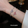 Mixed Bracelet Assortment With Crystal Flowers Butterflies And Animal Headbands view 3