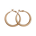 Rounded Hoop Clip Earrings in Gold and Silver Tone view 5