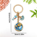 Starfish, Conch and Shell Charm Keychains Featuring Pink Conch Across 69 Variations view 12