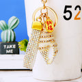 Jeweled Conch Shell Keychains with Wrist Strap and Two Distinct Styles view 6