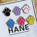 Colorful Enamel Paw Print Metal Charm in Six Colors view 1