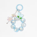 Tulip Bead Charm Keychain Phone Strap Four Pastel Colors view 5